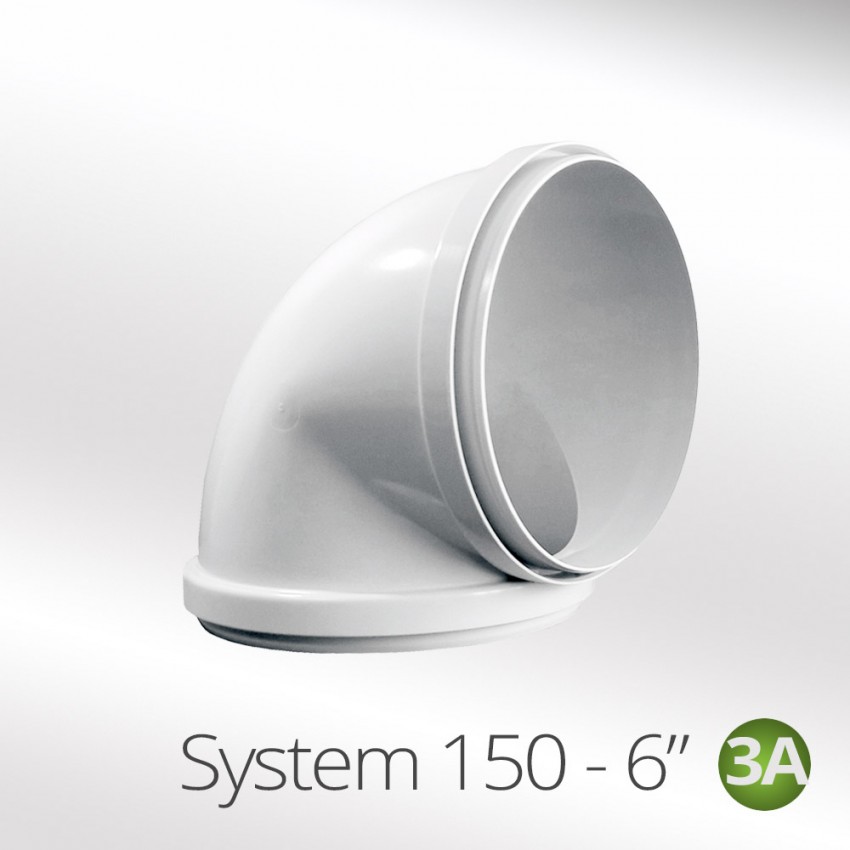 150mm90°RoundductingElbow